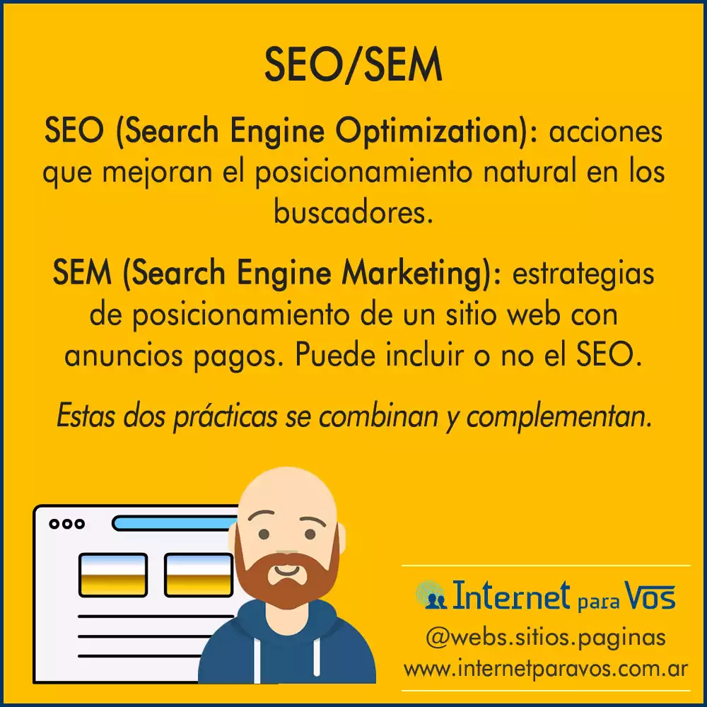 viñeta 9 qué es SEO y SEM