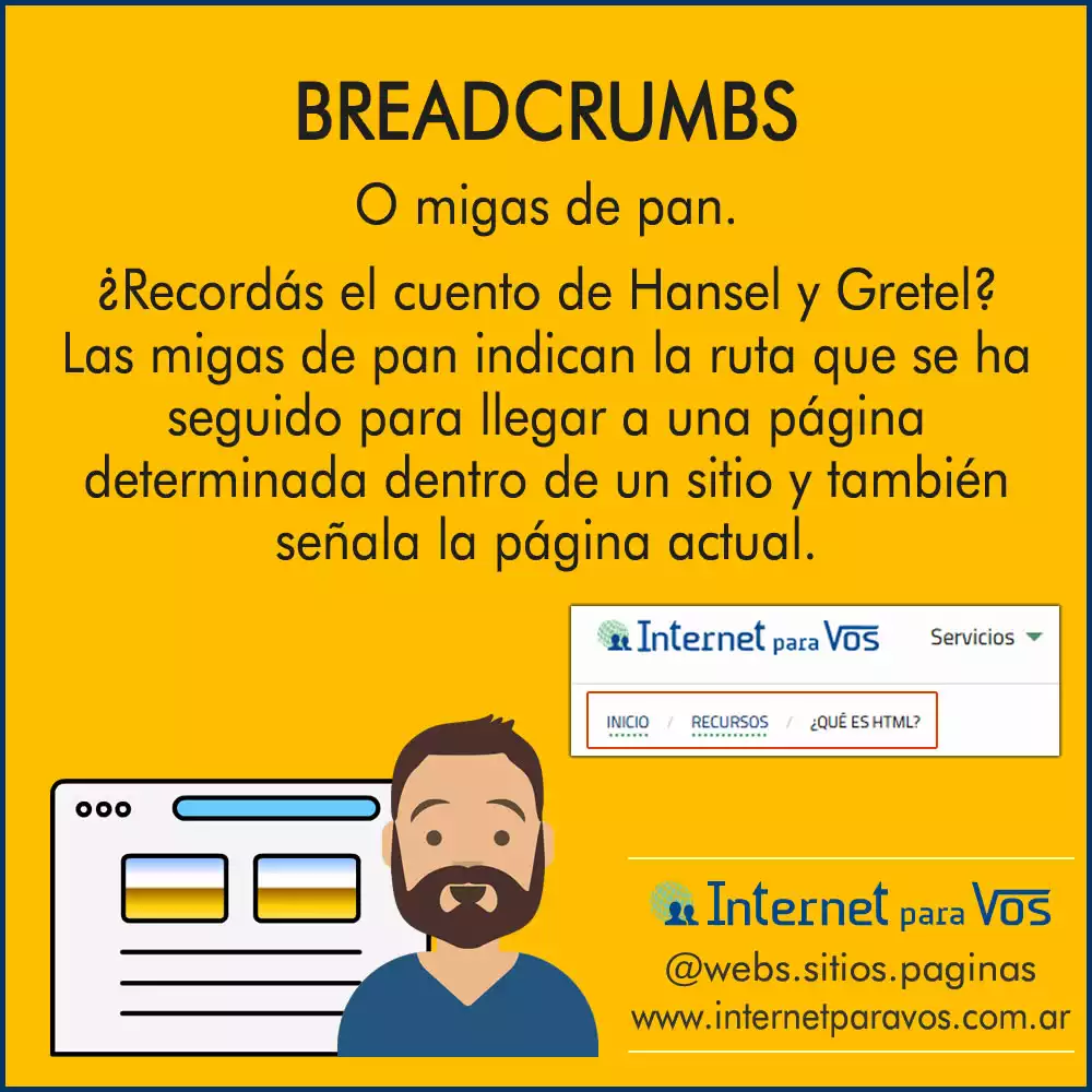 viñeta 13 qué es breadcrumbs